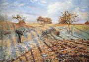 Camille Pissarro Hoar frost Germany oil painting artist